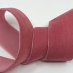 Dokuma kenarlı lüks kadife bant, 36 mm, 5 m rulo, 33 renk, yıkanabilir, hediye paketleri, dekorasyonlar, dikiş için, ipek şerit dokuma Säckingen GmbH (645 eski pembe (gül kurusu))