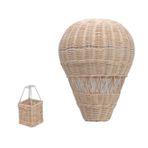 Dokuma Rattan Sıcak Hava Balon Dekorasyonu, El İşçili İnce Örgü Rattan Dokuma Fotoğraf Pervane Çocuk Odası Partisi, Yüksek, Ev Için Uygun Ofis, Ofis