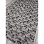 Dokuma Savan (Serme) Halı Örtüsü (Kale) 6m² 200*300CM - 200 x 300 cm - Siyah