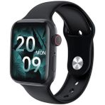 Dokunmatik Bluetooth Nabız Ölçme Sporcu Özellikli 1.75 Inç Akıllı Saat (Siyah) - Çok Renkli