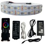Dokunmatik Müzik Kontrollü Rgbww Şerit LED Set 5050 Ledli 3çipli 12VOLT 5metre - 5 m