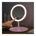 Dokunmatik Parlaklık Ayarlı Şarjlı LEDli Makyaj Aynası Açı Ayarlanabilir 18 cm - Gavm - Model-4