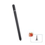 Dokunmatik Tablet Telefon Kalemi +1 Yedek Uç Renk Geçişli Passive Stylus Bilgisayar Kalem Siyah