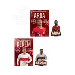 Dokuz Yayınları Benim Futbol Kahramanım/Arda/Kerem (Futbolcu Kartı/Poster/Biblo )