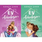 Dokuz Yayınları Ev Arkadaşım 2 Karton Kapak ve Ev Arkadaşım 3 Karton Kapak (Gonca Çakır) 2'li Set