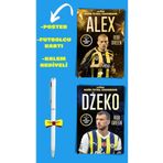Dokuz Yayınları Fenerbahçe Efsaneleri Seti (2 Kitap) Alex, Dzeko, Fenerbahçe, Benim Futbol Kahramanım