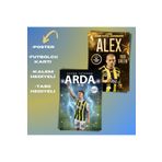 Dokuz Yayınları Hediyeli Fenerbahçe Efsaneleri Seti 2 (2 Kitap) Alex, Arda, Fenerbahçe, Benim Futbol Kahramanım
