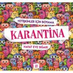 Dokuz Yayınları Karantina Yetişkinler İçin Boyama Kitabı 60 Sayfa Renkli Tasarımlar