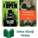 Dokuz Yayınları Saat Sekizi Çalarken - Arsen Lüpen + Geometri + Dünya Klasiği Hediye - Hayır