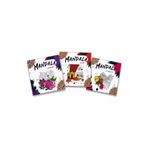 dokuzyayinlari Mandala Boyama Kitabı Evler - Hayvanlar - Çiçekler Her Kitap 24 sayfa Boyut 20x20 3 kitap (set 2 )