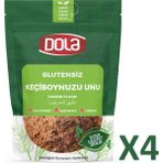 Dola Glutensiz Keçiboynuzu Unu 4 Adet - 1,6 kg