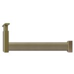 dolap çubuğu Ayarlanabilir Yükseklik Metal Dolap Askı Çubuğu, Çamaşırhane/Depo/Karavan Için Ahşap Dolap Giysi Düzenleyici Direği, Vidalı Gardırop Vale Bar Takımı(Champagne,75cm(29 1/2 in))