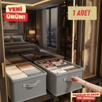 Dolap Içi Düzenleyici, GRI-45CMX25CMX20-RAF Düzenleyici,katlanabilir Kıyafet Saklama Kutusu