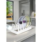 Dolap İçi Tencere Tava Kapağı Tabak Düzenleyici Sepet Tabaklık Bulaşıklık Mutfak