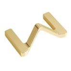 Dolap Kapı Kolları Fırçalanmış Altın Gri Çekmece Kulpları Mobilya Kolları Gardırop Donanımı, M, Parlak Altın, 64mm
