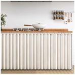 Dolaplar için Toz Geçirmez Perde Mutfak Rafları ve Ev Aletleri Beyaz 120x240 cm Sürgülü Parça Tasarımı Ayakkabı Saklama ve Yıkama Makineleri için Mükemmel Kurulumu Kolay