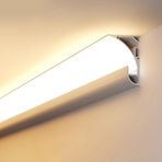 Dolaylı aydınlatma için asma LED kanal alüminyum profil, oturma odaları, merdivenler, dolaplar, koridorlar ve tiyatro odaları için modern, enerji tasarruflu kaplama – şık korniş dekoru