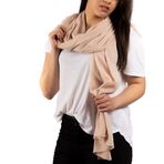 DOLCE ABBRACCIO by RiemTEX Şal Bayan PRIMAVERA Şal & Şal Boyun Şalı Pashmina Şifon Yaz İlkbahar Dört Yıl için XXL Şal Kadın Şalı Çok Fonksiyonlu Şal Çalıntı Şifon Şal, Bej, 170 x 70 cm