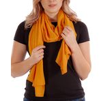DOLCE ABBRACCIO by RiemTEX Şal Bayan PRIMAVERA Şal & Şal Boyun Şalı Pashmina Şifon Yaz İlkbahar Dört Yıl için XXL Şal Kadın Şalı Çok Fonksiyonlu Şal Çalıntı Şifon Şal, Toprak Rengi, 170 x 70 cm