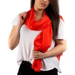 DOLCE ABBRACCIO by RiemTEX Şal Bayan PRIMAVERA Şal & Şal Boyun Şalı Pashmina Şifon Yaz İlkbahar Dört Yıl için XXL Şal Kadın Şalı Çok Fonksiyonlu Şal Çalıntı Şifon Şal, Turuncu., 170 x 70 cm