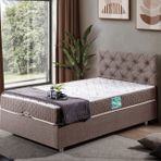 Dolce Baza Başlık Letto Yatak Seti, Kahverengi, 100X200
