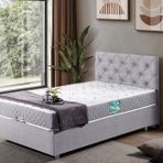 Dolce Baza Ve Başlık Seti, Açık Gri, 90X200