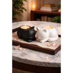 Dolce Beach Deniz Kabuğu Tealight Mumluk ( 2 Li Set ) - Renkli - 1 Adet