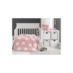 Dolce Bonita Home Pamuklu Çift Taraflı Bebek Battaniye 100x120 Star Pembe