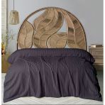 Dolce Bonita Home Wellsoft Fitilli Battaniye 200X220 Kül Moru - Uyku Bandı Hediyeli