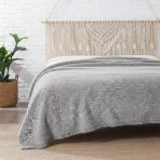 Dolce Bonita Home Wellsoft Sherpa Battaniye 200X220 Gri - Uyku Bandı Hediyeli