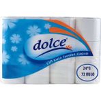 Dolce Çift Katlı Tuvalet Kağıdı 72 Rulo (24 x 3) (1 Koli)