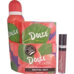 Dolce EDT 100 ML + Deo 150 ml + Pastel Daylong Mat Likit Ruj 20