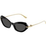 Dolce & Gabbana 0dg 4473 501/87 52 Kadın Güneş Gözlüğü - Siyah