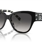 Dolce Gabbana 0DG4449 3372/P 54 Kadın Güneş Gözlüğü, Siyah, 54