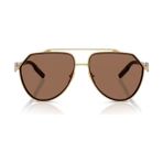 Dolce Gabbana 2315 02/73 62 Erkek Güneş Gözlüğü - Altın