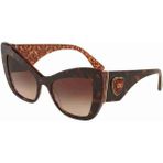 DOLCE & GABBANA 4349 320413 54 Kadın Güneş Gözlüğü - Kahverengi