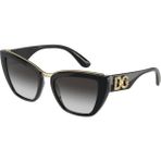 Dolce & Gabbana 6144 Kadın Güneş Gözlüğü 54 mm Siyah Çerçeve UV 400 Filtreli Organik Cam