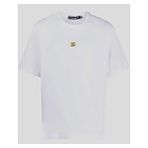 Dolce & Gabbana Beyaz Logo Detaylı T-Shirt - 44 - 00A-Beyaz