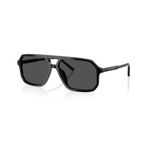 Dolce Gabbana DG 4541 50187 59 Erkek Pilot Siyah Kemik Güneş Gözlüğü