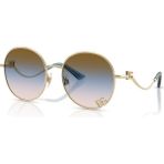 Dolce Gabbana DG2324 488U6 56 Kadın Güneş Gözlüğü - Altın