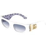 Dolce & Gabbana DG4411 (337119) 54 | Unisex Güneş Gözlüğü - Beyaz
