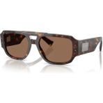 Dolce & Gabbana DG4482 502 73 57 Erkek Güneş Gözlüğü - Kahverengi