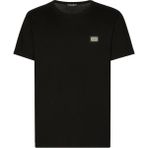 Dolce & Gabbana Dolce&gabbana Dg Essentials Crew Neck T-Shirt - 01-Siyah