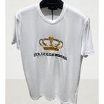 Dolce & Gabbana Dolce&gabbana Kral Taçlı T-Shirt - XL - Beyaz