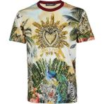 Dolce & Gabbana Dolce&gabbana Reggello Outlet Jungle Print T-Shirt G8KBATHH7YP - 50 - Çok Renkli