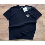 Dolce & Gabbana Kamuflaj Kalp T-Shirt - 001 Siyah - 2XL