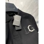 Dolce & Gabbana Polo Yaka T-Shirt - 46 - 001-Siyah