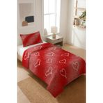 Dolce Mariee Kalpli Kadife Kumaş Kapitoneli Tek Kişilik Yatak Örtüsü Seti (2 Parça) TKY0041 - Renkli - 180 x 240 cm