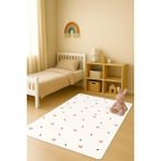 Dolce Mariee Modern Dijital Baskı Kaymaz Taban Çocuk ve Genç Odası Halısı H0629 - Renkli - 120 x 180 cm
