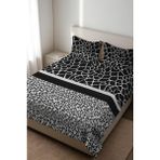 Dolce Mariee Parlak Kadife Kumaş Kapitoneli Çift Kişilik Yatak Örtüsü Seti (3 Parça) CKY0016 - Renkli - 240 x 260 cm